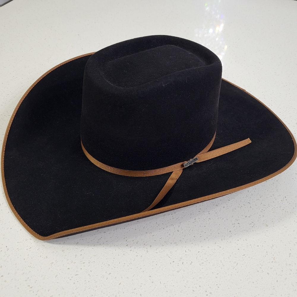 Black Cowboy Hat 6x Serratelli